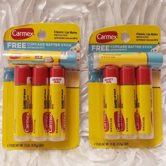 carmex Other - Carmex Classic 2 Pack's SPF 15 Medicated Lip Balms